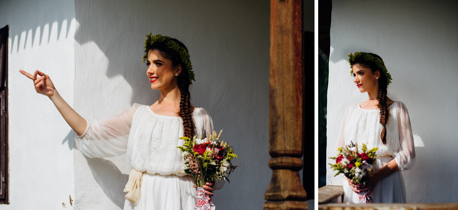 Rochie mireasa cu motive traditionale Bogdan & Luiza civil wedding Pitesti-1052