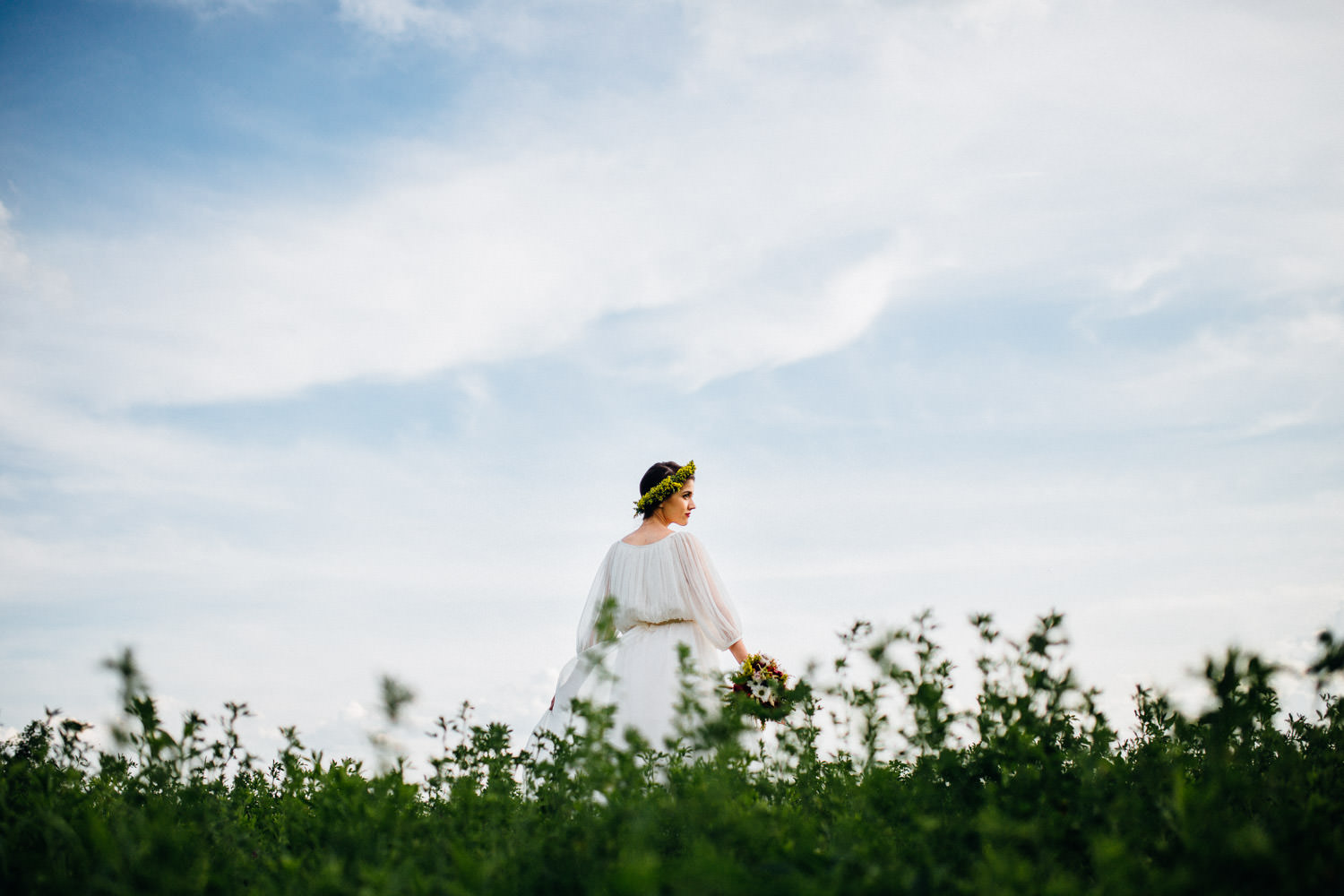 Bride's portrait Bogdan & Luiza civil wedding Pitesti-1084