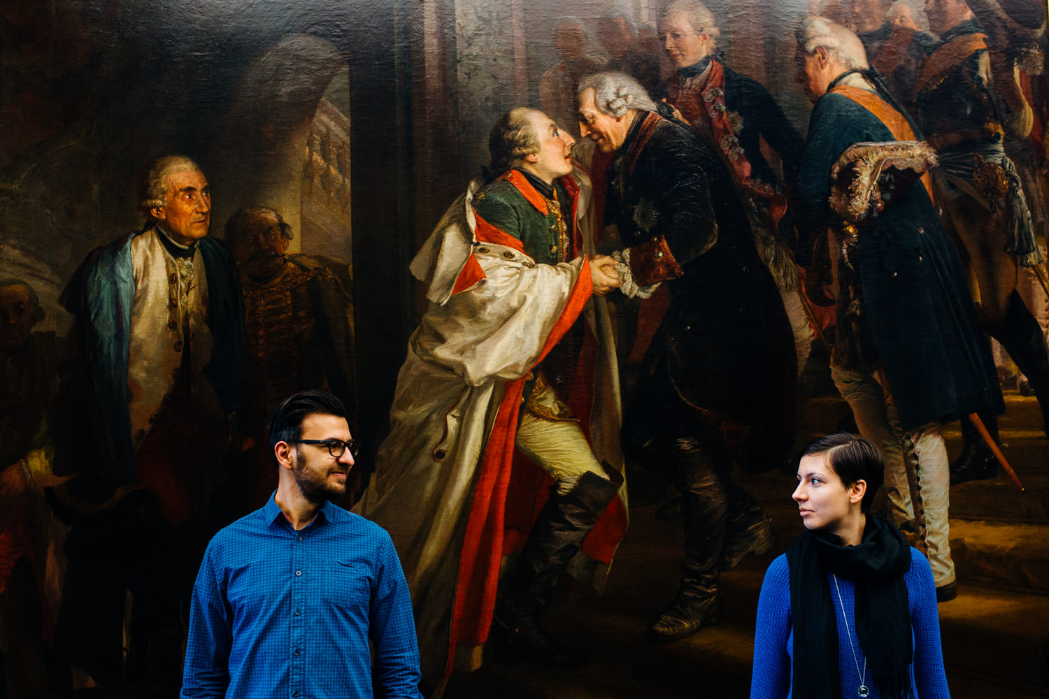Feather Photography - engagement session Altes Museum Berlin